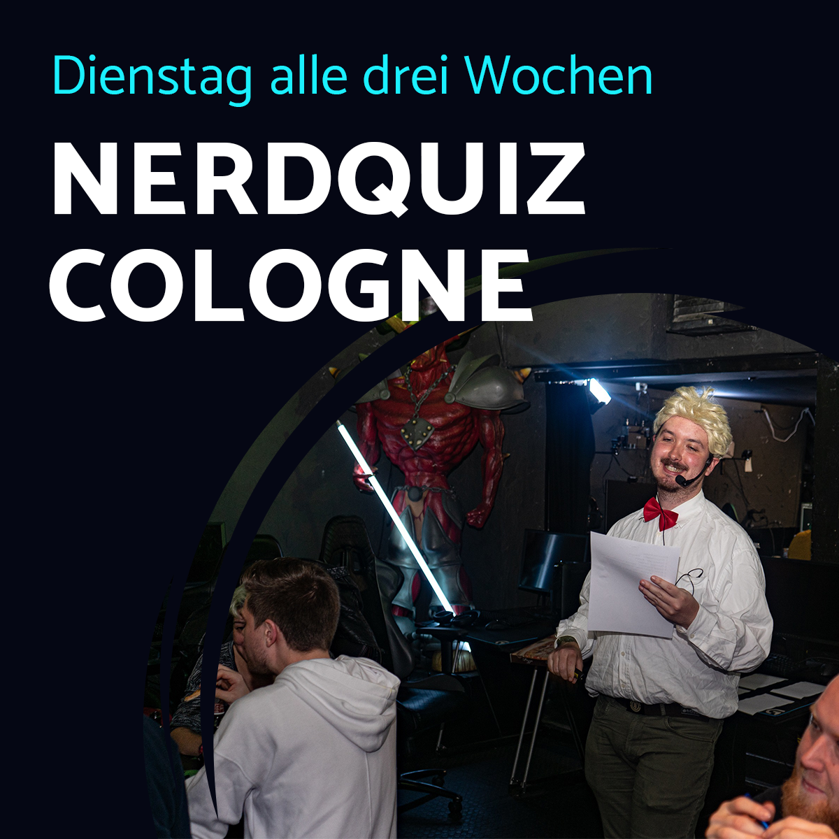 Nerdquiz Cologne alle drei Wochen Grafik