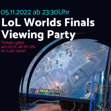 LoL Worlds Finals Viewing Party Grafik